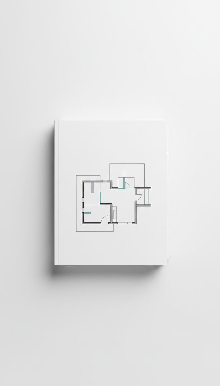 Minimalist Modern House Plan DWG Set