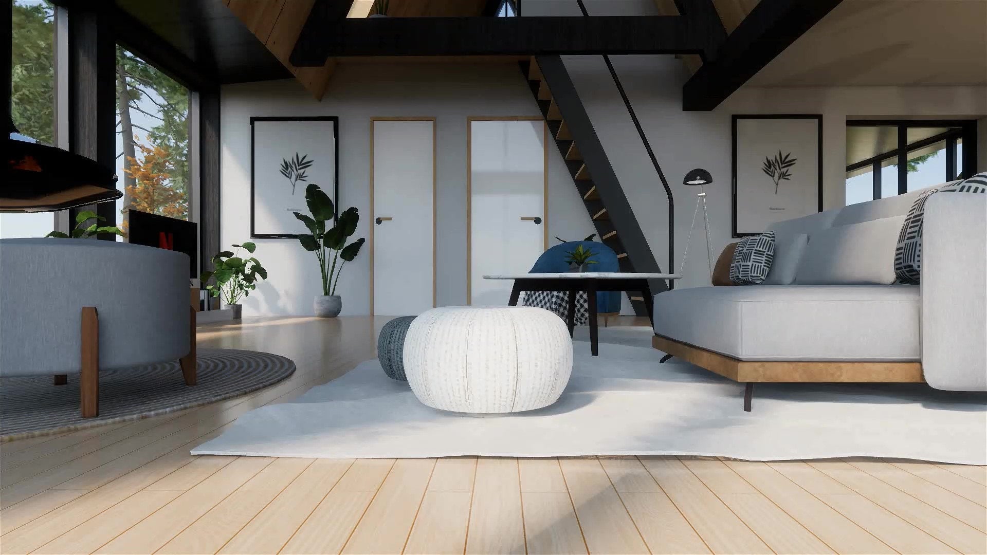 Proiect A Frame - 2 dormitoare