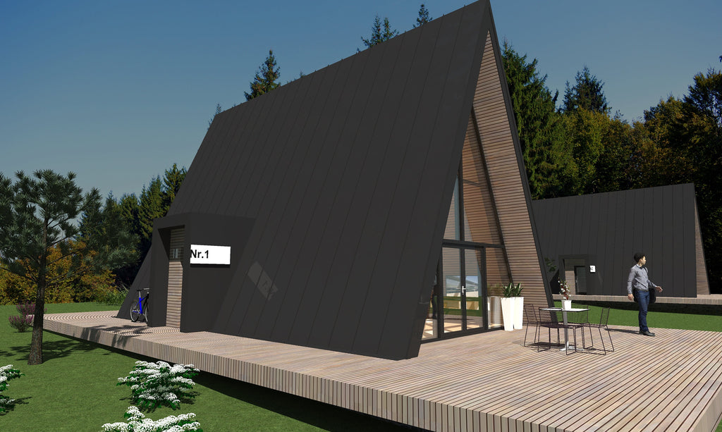 Proiect A frame - Planuri arhitectura