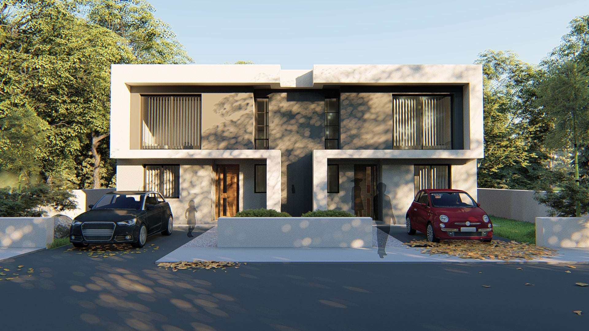 Proiect Duplex - planuri arhitectura si structura