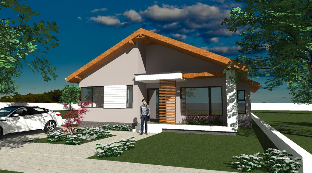 Proiect casa individuala - planuri structura si arhitectura