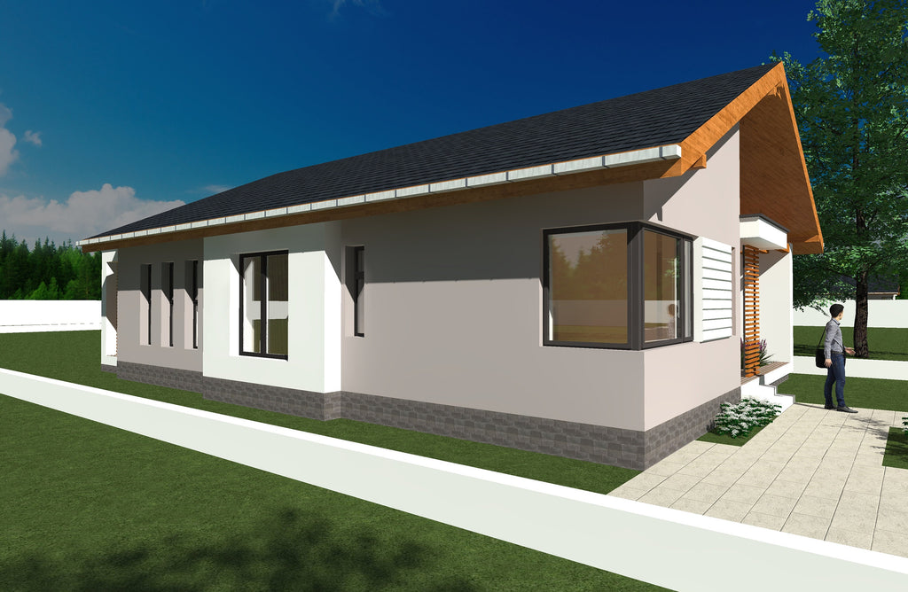 Proiect casa individuala - planuri structura si arhitectura