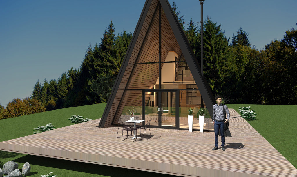 Proiect A frame - Planuri arhitectura