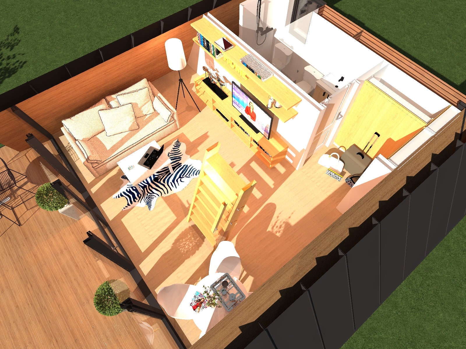 Proiect A Frame  – 20x20 - Planuri Structura (PDF/DWG)