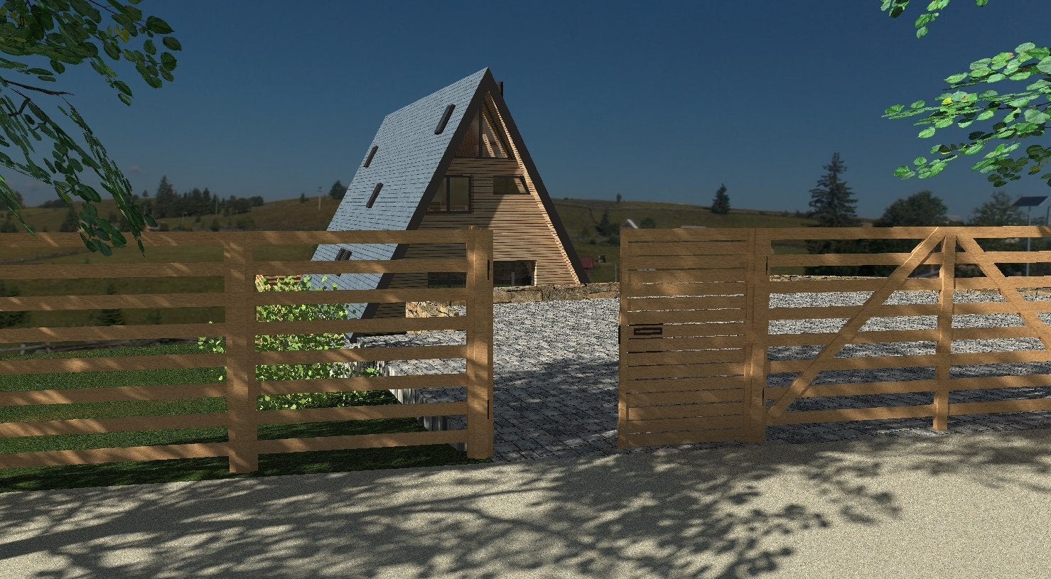 Proiect A-Frame - 8.6x13.6m