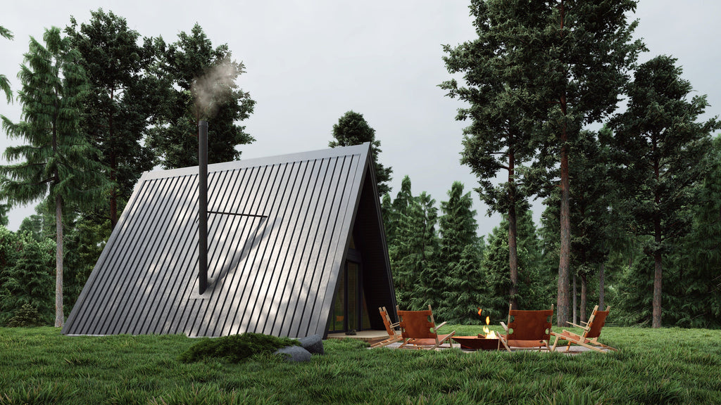 Proiect A-frame  - 6.5 x 8.6m- 2 dormitoare