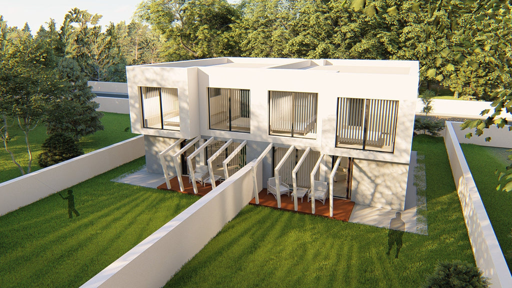 Proiect Duplex - planuri arhitectura si structura