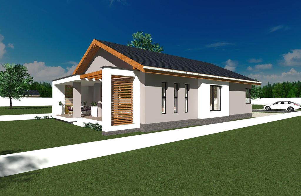 Proiect casa individuala - planuri structura si arhitectura