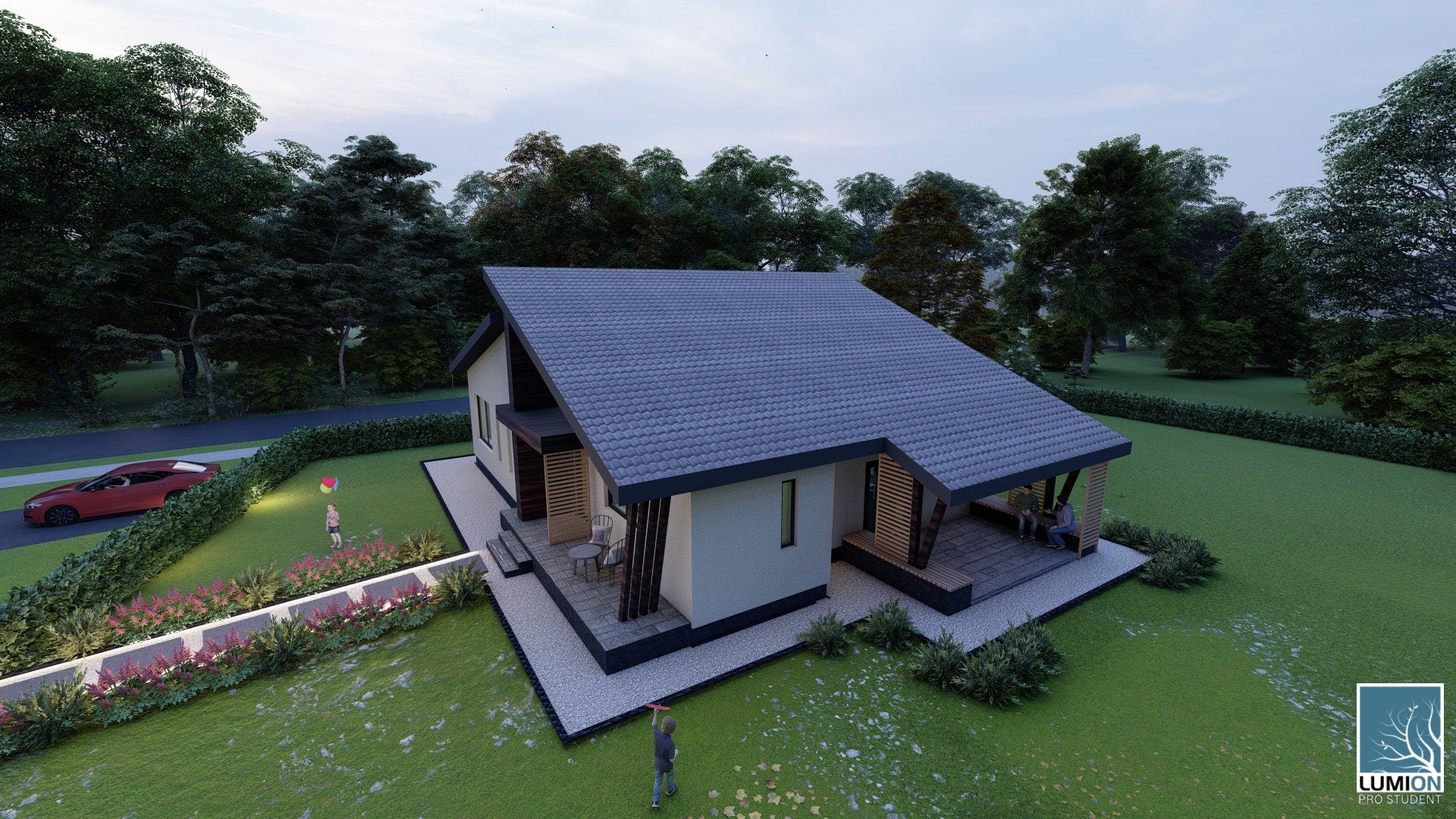 Proiect casa individuala - planuri structura si arhitectura (DWG, PDF)