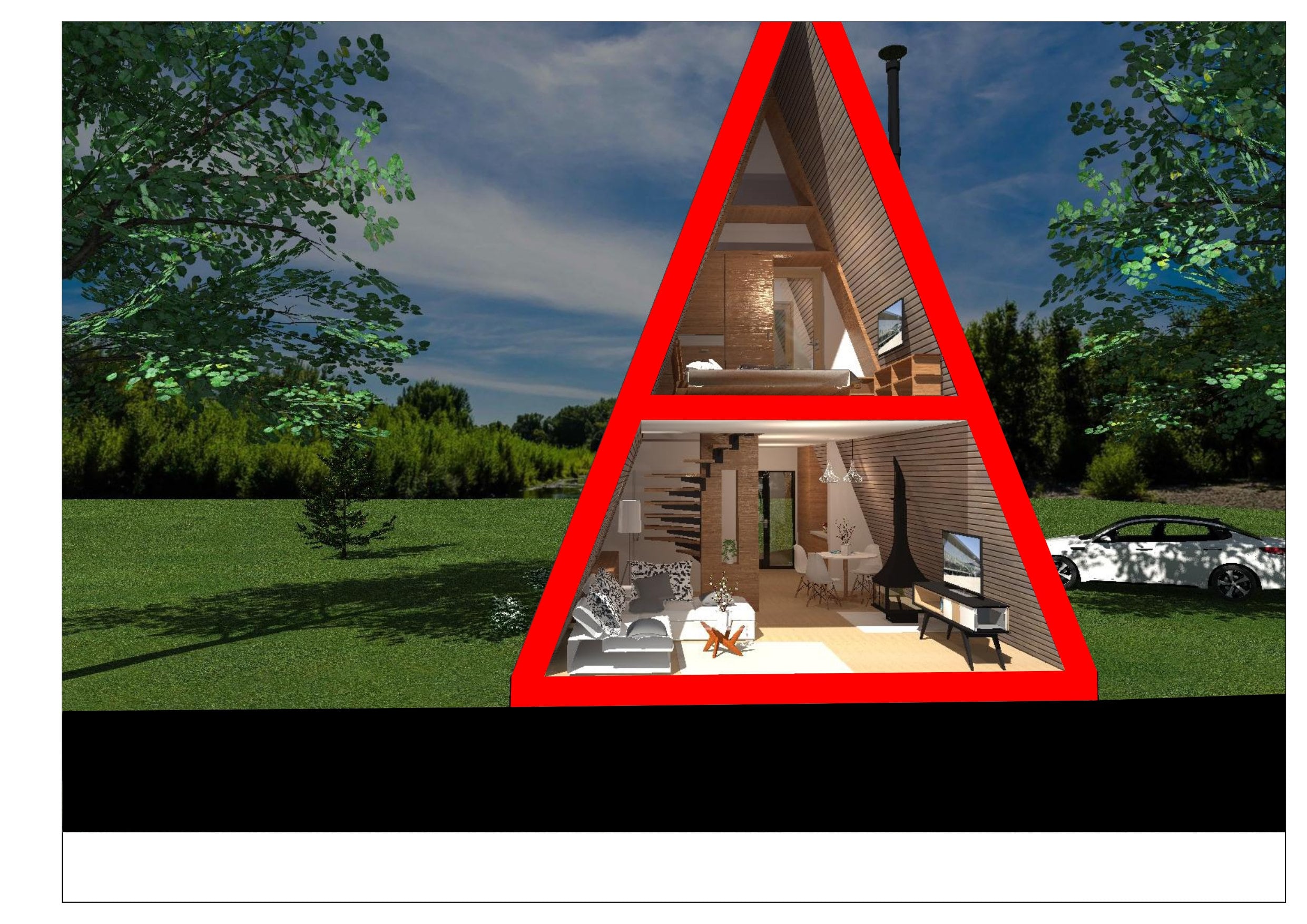 Proiect A Frame  –  Planuri Arhitectura si Structura PDF