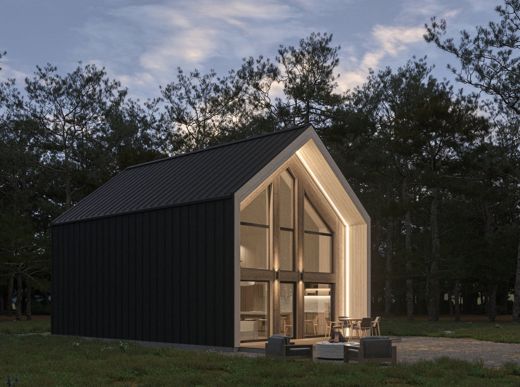 Proiect Barn House-7.5m x 10.5m- Plan Arhitectura