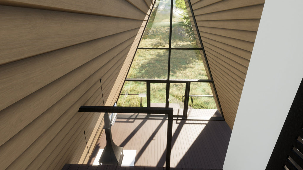 Proiect A-Frame – 3 dormitoare - Timber Frame Architectural Design (PDF)