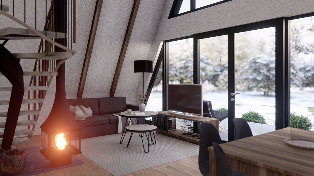 Proiect A Frame  – 7x8.5 Meter- proiect Arhitectura