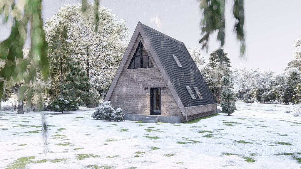 Proiect A Frame  – 7x8.5 Meter- proiect Arhitectura