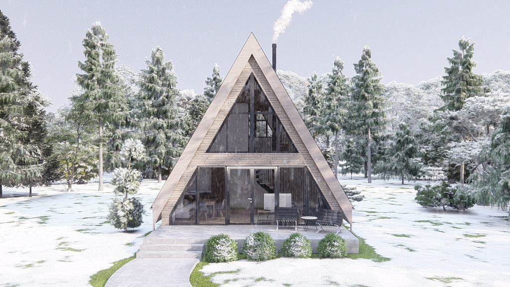 Proiect A Frame  – 7x8.5 Meter- proiect Arhitectura