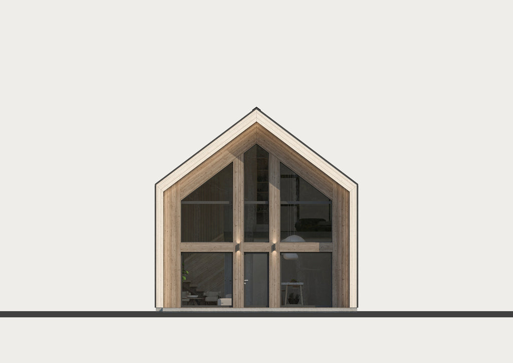 Proiect Barn House-7.5m x 10.5m- Plan Arhitectura