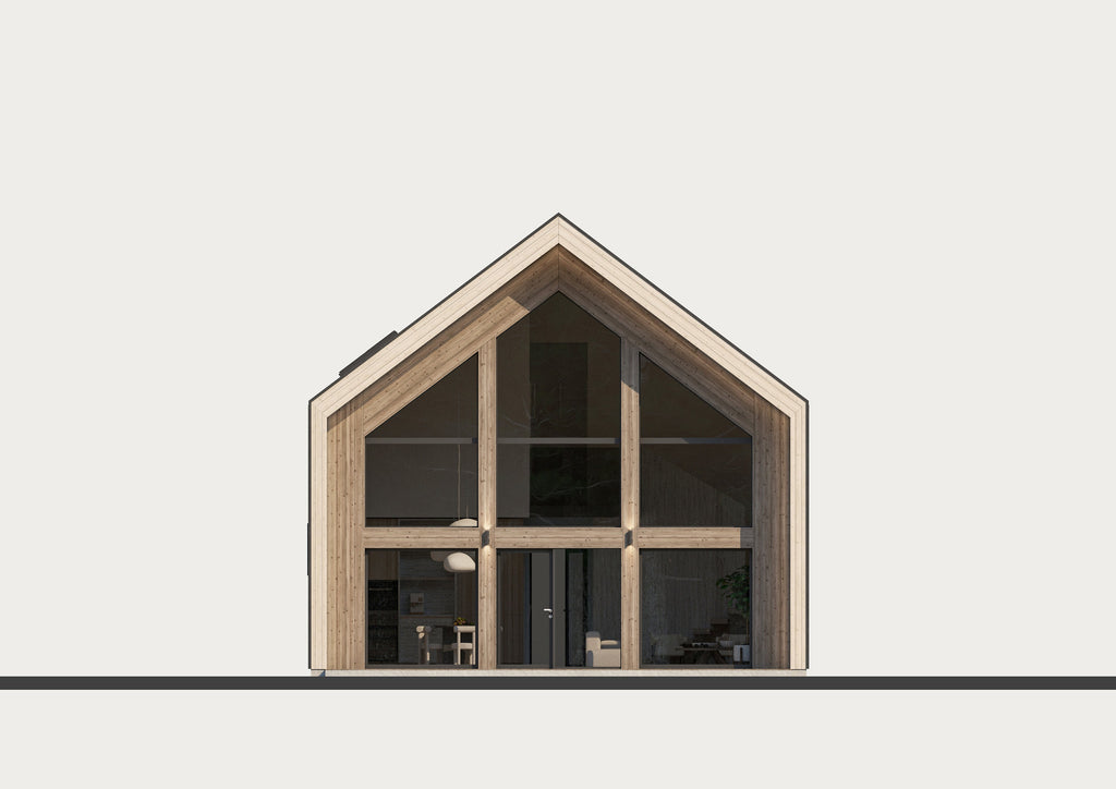 Proiect Barn House– Proiect Arhitectura si Structura Timber Frame-8.5x12.2m
