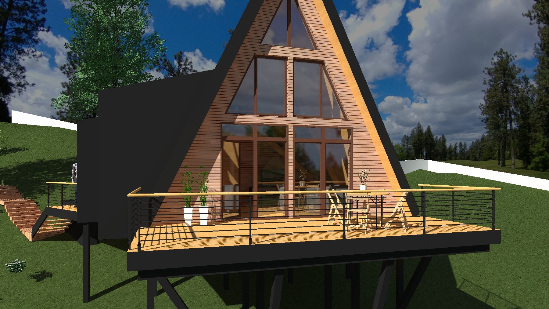 Proiect A Frame - 10 x 14 m