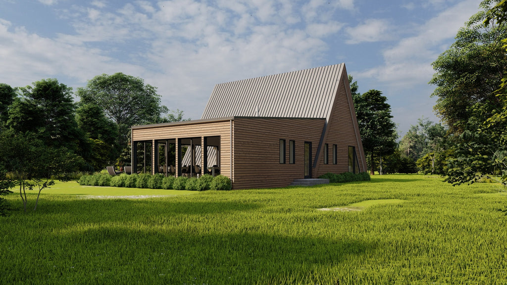 Proiect A Frame - PDF si DWG - 12 x 16 M