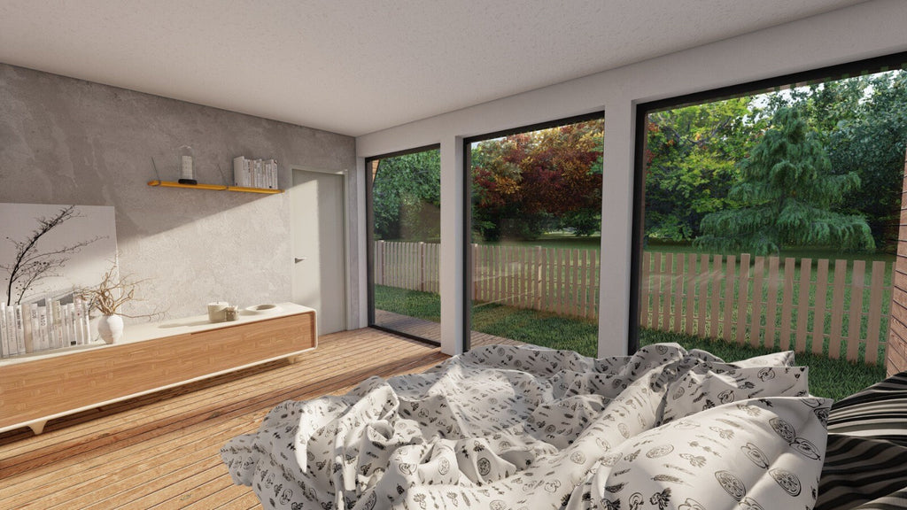 Proiect A Frame Duplex  - 17 X 11 m  - Planuri Arhitectura