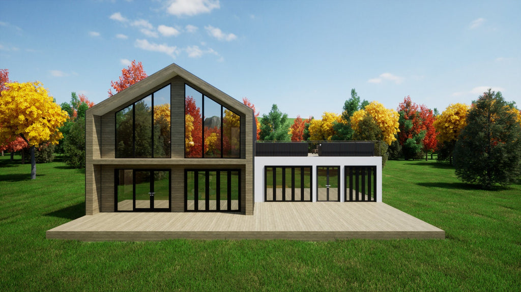 Proiect A Frame - Scandinavian Design | Planuri Arhitectura si fundatie  | PDF