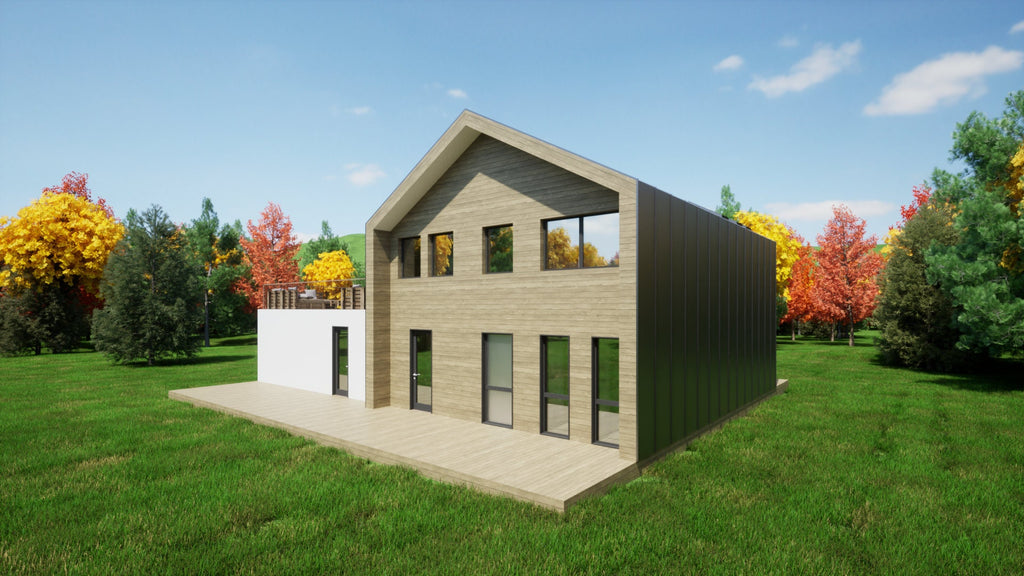 Proiect A Frame - Scandinavian Design | Planuri Arhitectura si fundatie  | PDF