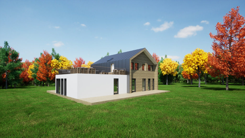 Proiect A Frame - Scandinavian Design | Planuri Arhitectura si fundatie  | PDF