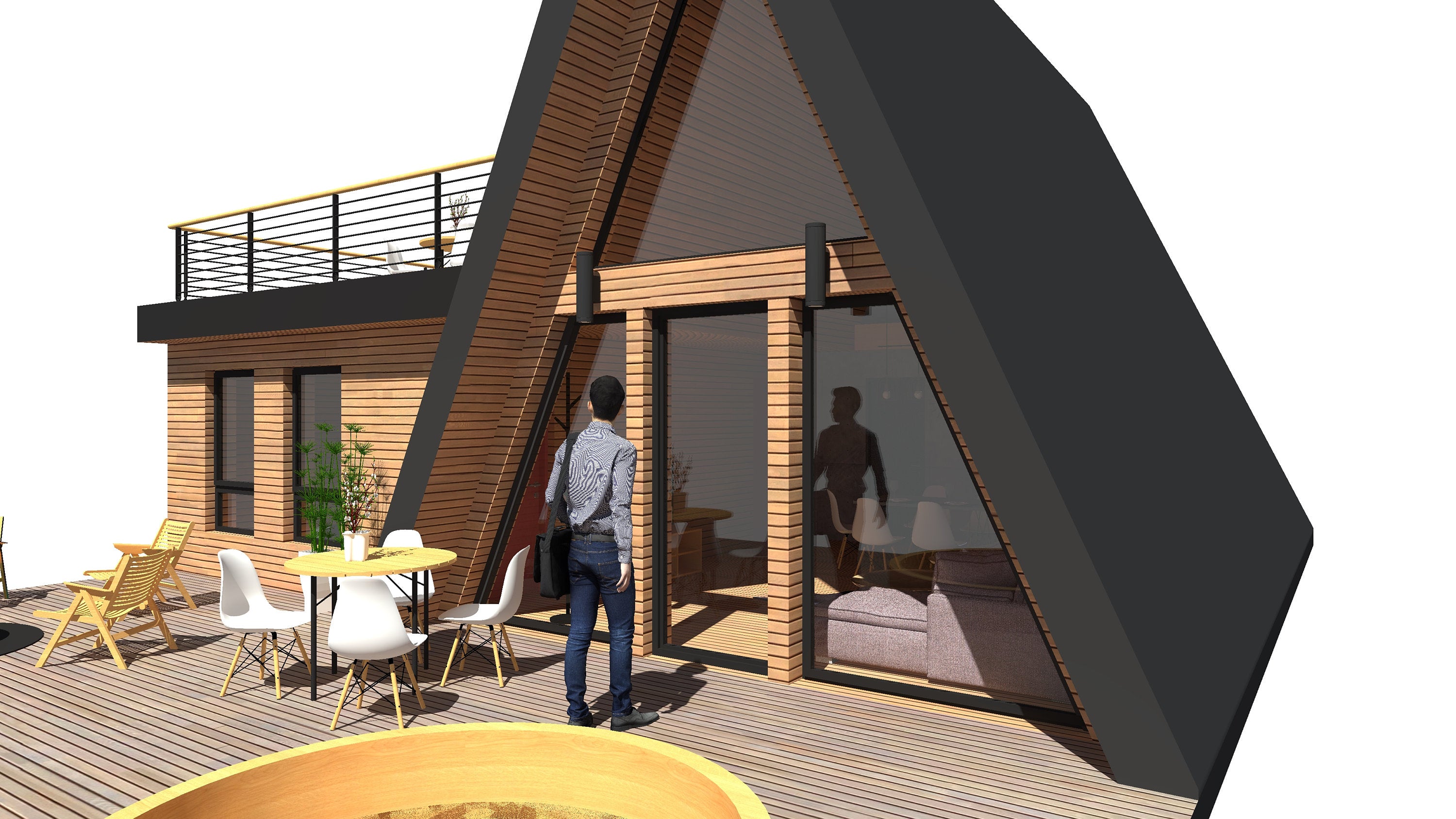 Proiect A frame  - Proiecte Arhitectura