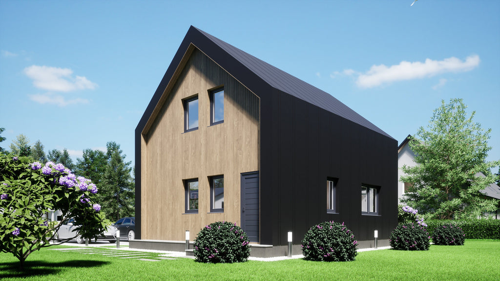 Proiect Casa tip Scandinav - planuri arhitecturale