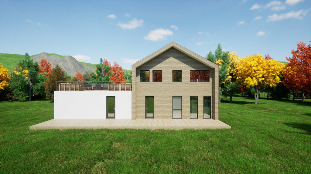 Proiect A Frame - Scandinavian Design | Planuri Arhitectura si fundatie  | PDF