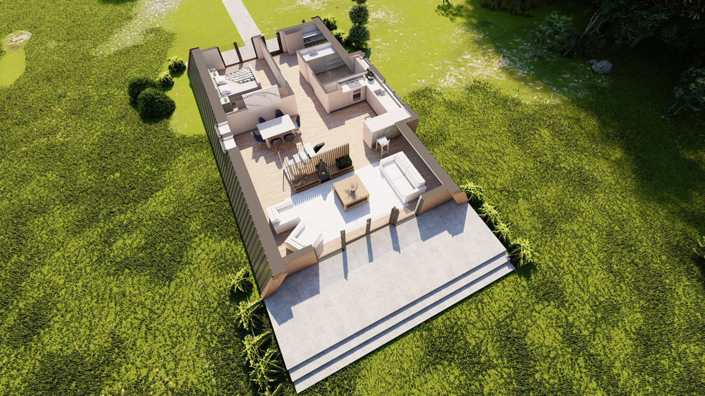 Proiect A Frame – 8x12m -Plan Arhitectura, Structura, Lista materiale