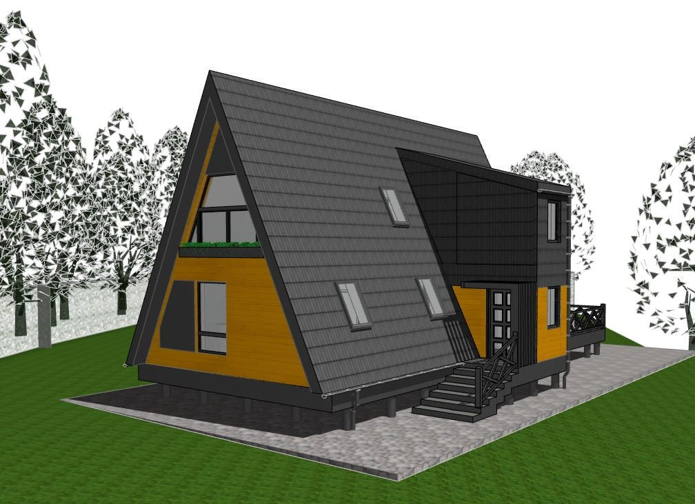 Proiect A Frame  – 7.5x13m (PDF)