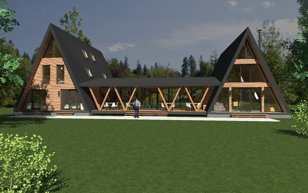 Proiect Duplex A Frame  - Plan Arhitectura