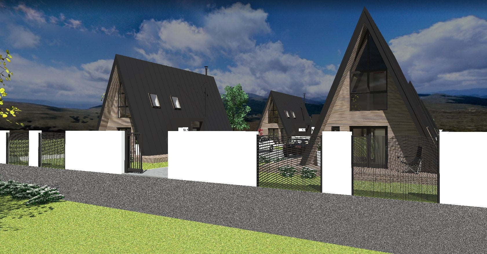 Proiect A Frame  – Timber Frame - Proiect Arhitectura (6.25 x 11m)