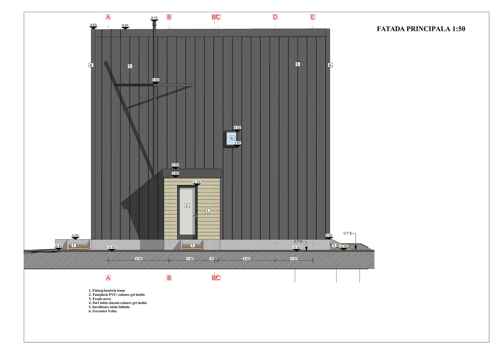 Proiect A Frame –Plan Arhitectura