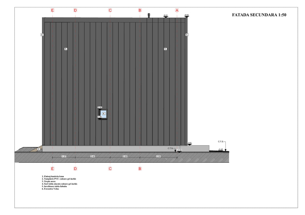 Proiect A Frame –Plan Arhitectura