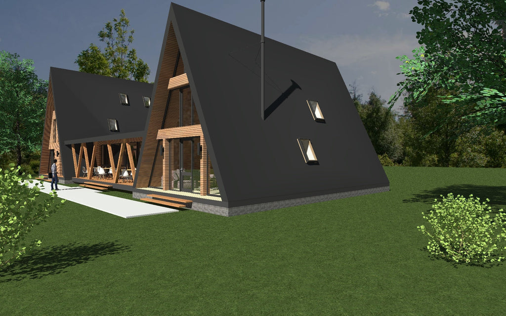 Proiect Duplex A Frame  - Plan Arhitectura