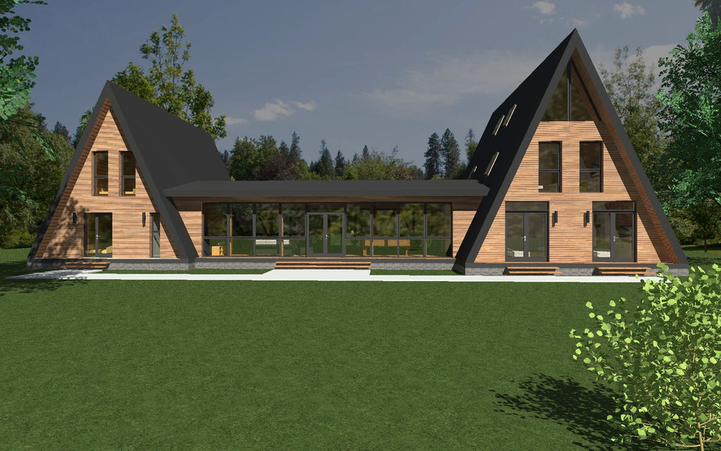 Proiect Duplex A Frame  - Plan Arhitectura