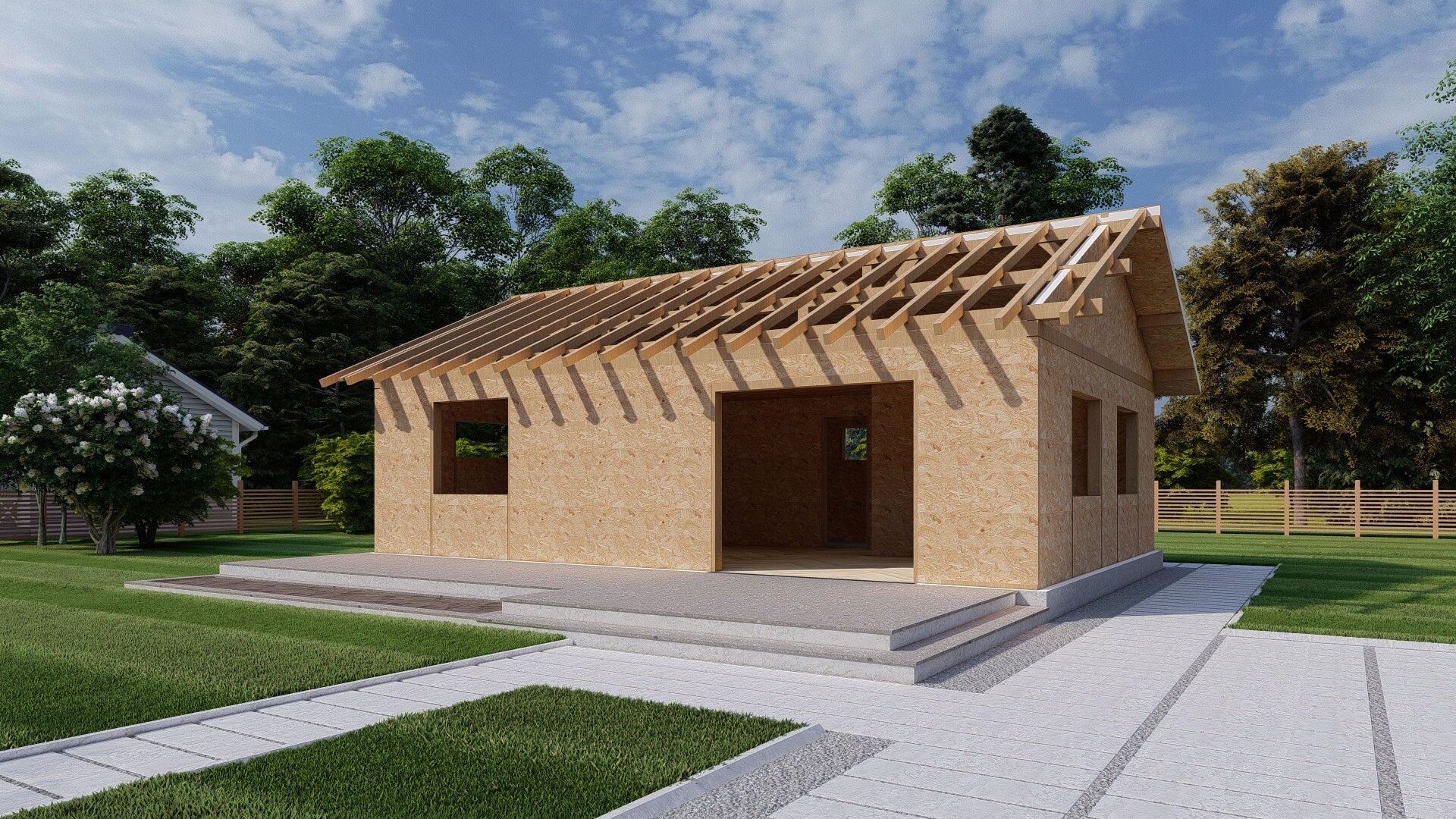 Proiect Casa individuala - Panouri sip