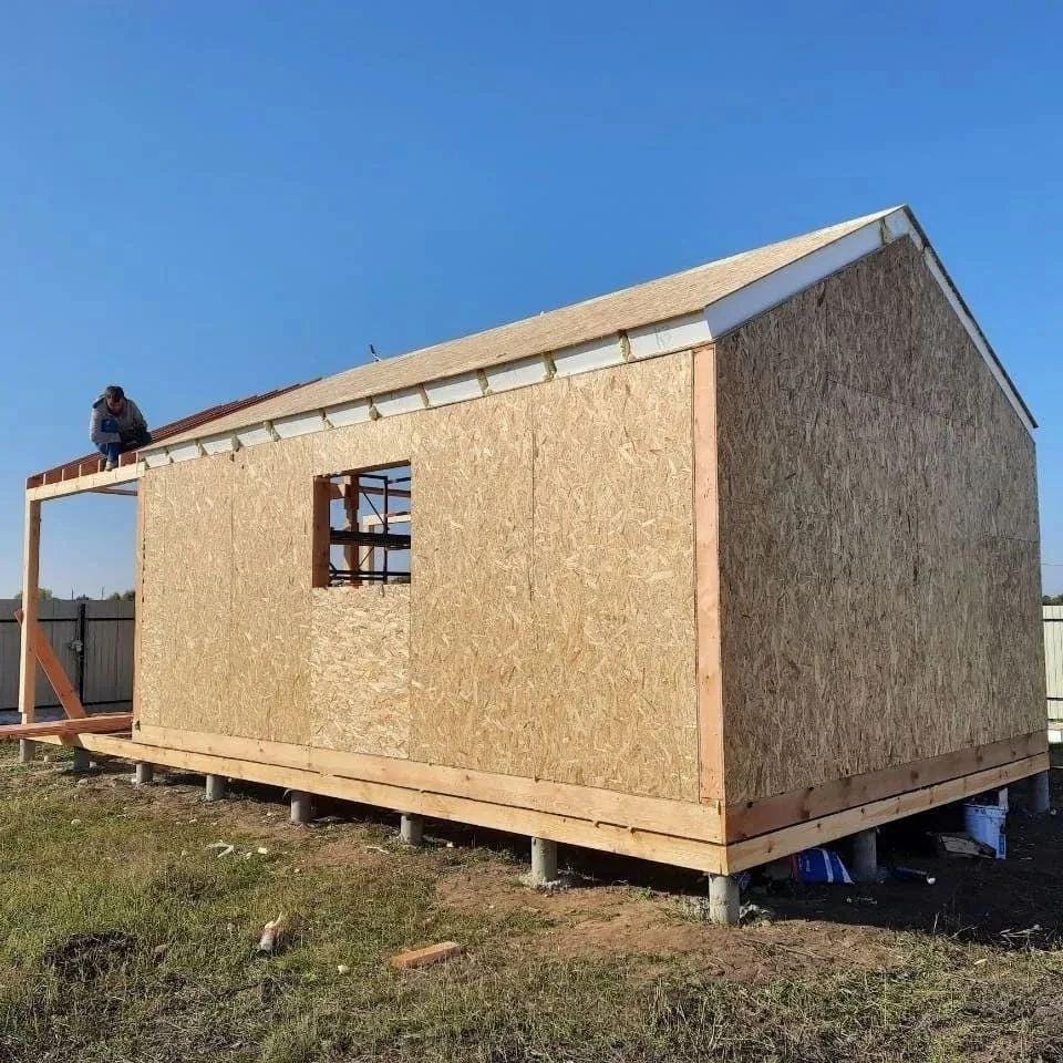 Modern Tiny House Plans 50 sqm: Cabin, Guest House Architectural Design (Digital Download)