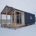 Modern Tiny House Plans 50 sqm: Cabin, Guest House Architectural Design (Digital Download)