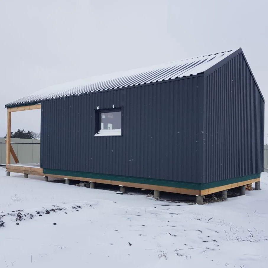 Modern Tiny House Plans 50 sqm: Cabin, Guest House Architectural Design (Digital Download)